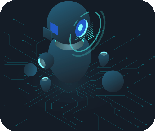 Abstrakte KI-Illustration