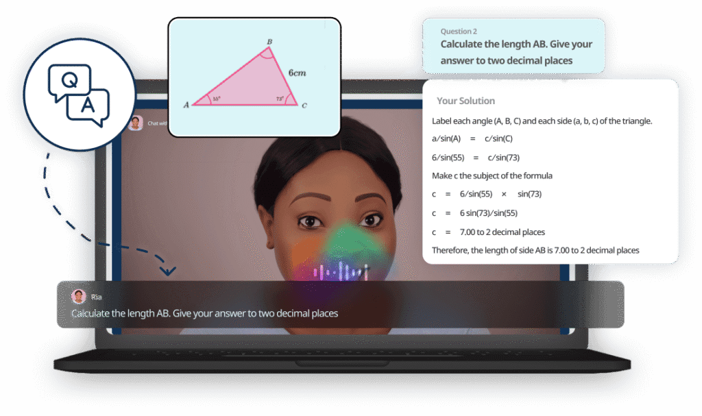 StudylabAI Learning Platform Interface